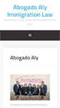 Mobile Screenshot of abogadoaly.org