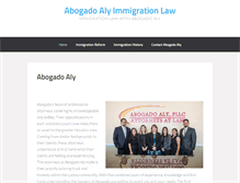 Tablet Screenshot of abogadoaly.org